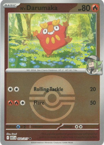 Meg - ASC - 32 - N's Darumaka - COMMON - Poké Ball