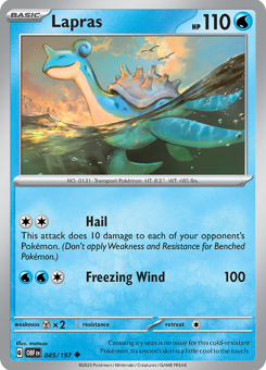 S&V - OBF - 45 - Lapras - UNCOMMON - Normal