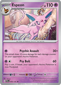 S&V - PRE - 33 - Espeon - RARE - Holofoil