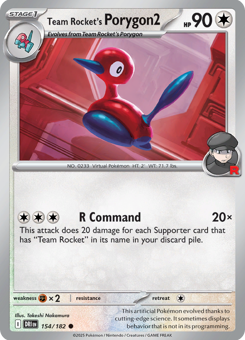 S&V - DRI - 154 - Team Rocket's Porygon2 - COMMON - Normal