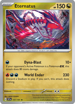 S&V - SSP - 141 - Eternatus - RARE - Holofoil