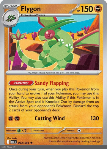Meg - PFL - 53 - Flygon - RARE - Holofoil