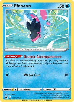 SwSh - LOR - 040 - Finneon - COMMON - Normal