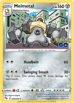 SwSh - PGO - 046 - Melmetal - HOLO_RARE - Holofoil