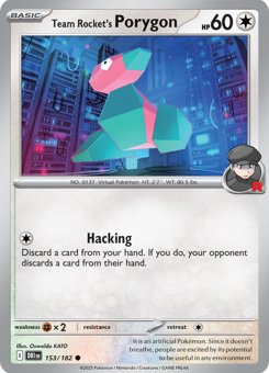 S&V - DRI - 153 - Team Rocket's Porygon - COMMON - Normal