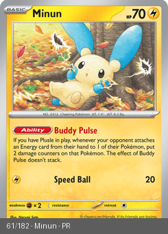 S&V - PAR - 61 - Minun - COMMON - Normal