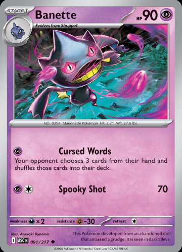 Meg - ASC - 91 - Banette - UNCOMMON - Normal