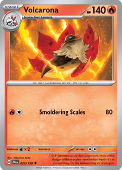 S&V - JTG - 29 - Volcarona - UNCOMMON - Normal