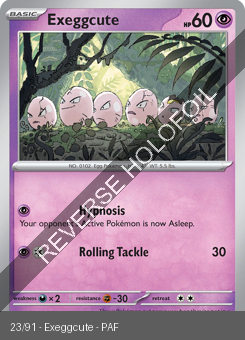 S&V - PAF - 23 - Exeggcute - COMMON - Reverse Holo