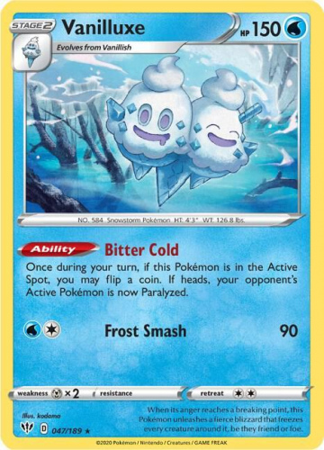 SwSh - DAA - 047 - Vanilluxe - RARE - Normal