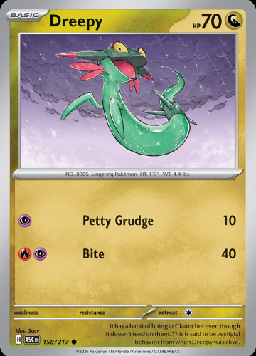 MEG ASC: Dreepy 158/217