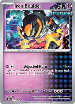 S&V - PRE - 46 - Iron Boulder - RARE - Holofoil
