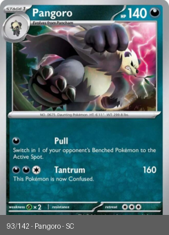 S&V - SCR - 93 - Pangoro - UNCOMMON - Normal