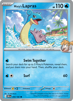 S&V - DRI - 50 - Misty's Lapras - COMMON - Normal