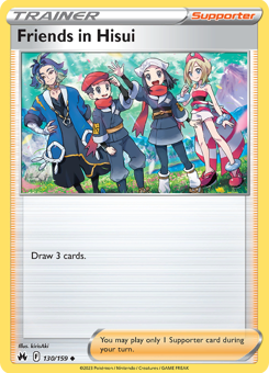 SwSh - CRZ - 130 - Friends in Hisui - UNCOMMON - Normal