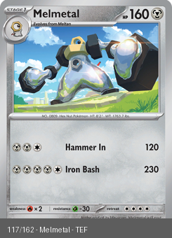 S&V - TEF - 117 - Melmetal - RARE - Holofoil