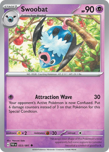 S&V - PAF - 33 - Swoobat - UNCOMMON - Normal