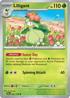 S&V - JTG - 7 - Lilligant - COMMON - Normal