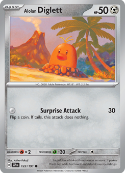 S&V - SSP - 122 - Alolan Diglett - COMMON - Normal