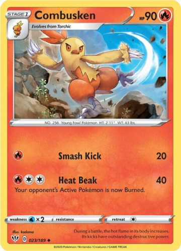 SwSh - DAA - 023 - Combusken - UNCOMMON - Normal