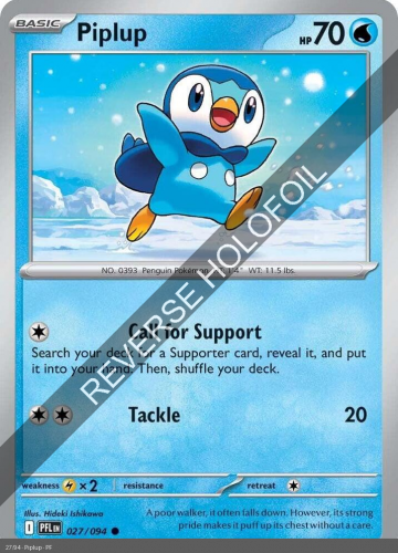 Meg - PFL - 27 - Piplup - COMMON - Reverse Holo