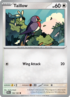 S&V - DRI - 156 - Taillow - COMMON - Normal