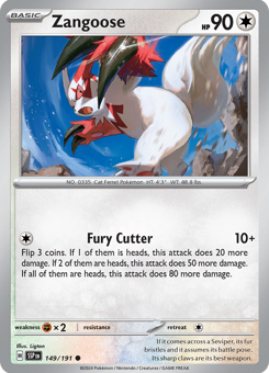 S&V - SSP - 149 - Zangoose - COMMON - Normal