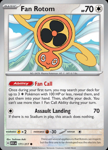 MEG ASC: Fan Rotom 171/217