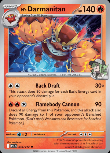 Meg - ASC - 33 - N's Darmanitan - UNCOMMON - Normal
