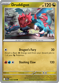 S&V - JTG - 115 - Druddigon - COMMON - Normal