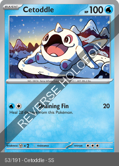 S&V - SSP - 53 - Cetoddle - COMMON - Reverse Holo