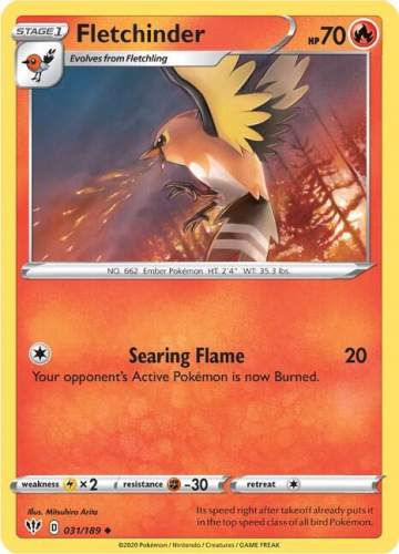 SwSh - DAA - 031 - Fletchinder - UNCOMMON - Normal