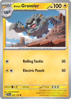 S&V - JTG - 45 - Alolan Graveler - COMMON - Normal