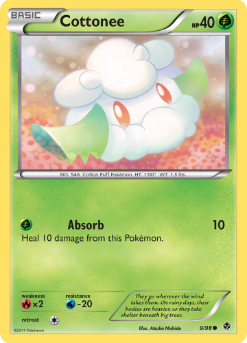 B&W - EPO - 009 - Cottonee - COMMON - Normal
