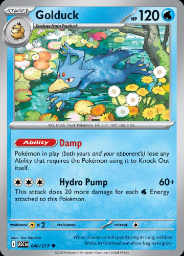 Meg - ASC - 40 - Golduck - UNCOMMON - Normal