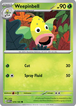 S&V - MEW (151) - 70 - Weepinbell - COMMON - Normal