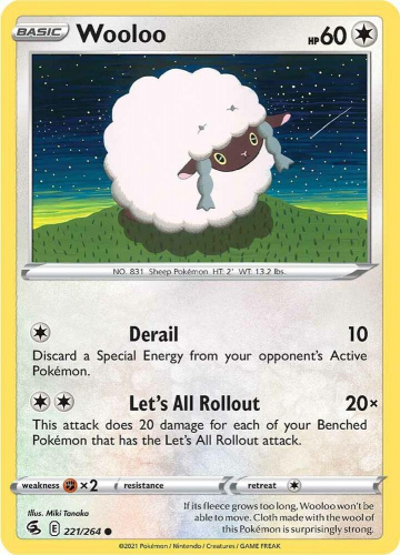 SwSh - FST - 221 - Wooloo - COMMON - Normal