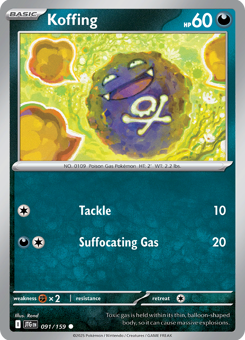 S&V - JTG - 91 - Koffing - COMMON - Normal