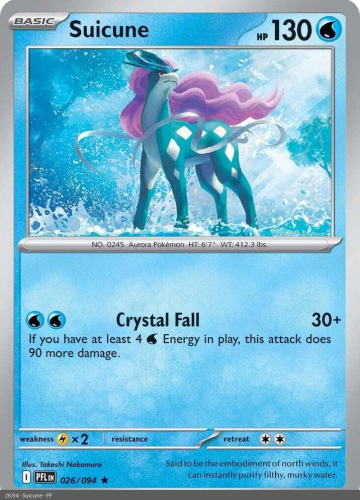 Meg - PFL - 26 - Suicune - RARE - Holofoil