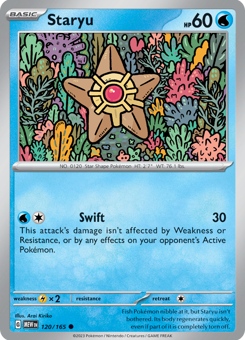 S&V - MEW (151) - 120 - Staryu - COMMON - Normal