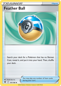 SwSh - ASR - 141 - Feather Ball - UNCOMMON - Normal