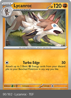 S&V - TEF - 90 - Lycanroc - UNCOMMON - Normal