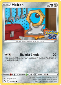 SwSh - PGO - 045 - Meltan - COMMON - Reverse Holo