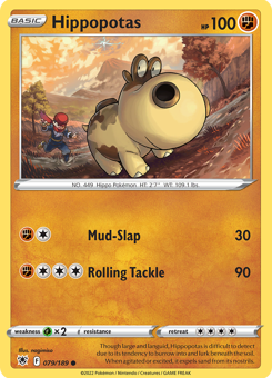 SwSh - ASR - 79 - Hippopotas - COMMON - Normal
