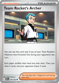 S&V - DRI - 170 - Team Rocket's Archer - UNCOMMON - Normal