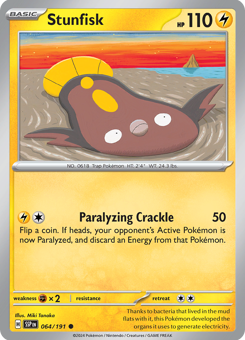 S&V - SSP - 64 - Stunfisk - COMMON - Normal