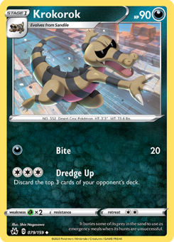 SwSh - CRZ - 79 - Krokorok - UNCOMMON - Normal