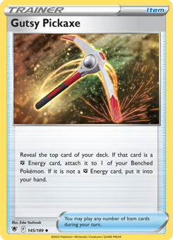 SwSh - ASR - 145 - Gutsy Pickaxe - UNCOMMON - Normal