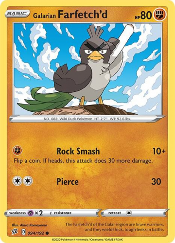 SwSh - RCL - 094 - Galarian Farfetch'd - COMMON - Normal