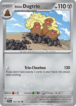 S&V - SSP - 123 - Alolan Dugtrio - UNCOMMON - Normal